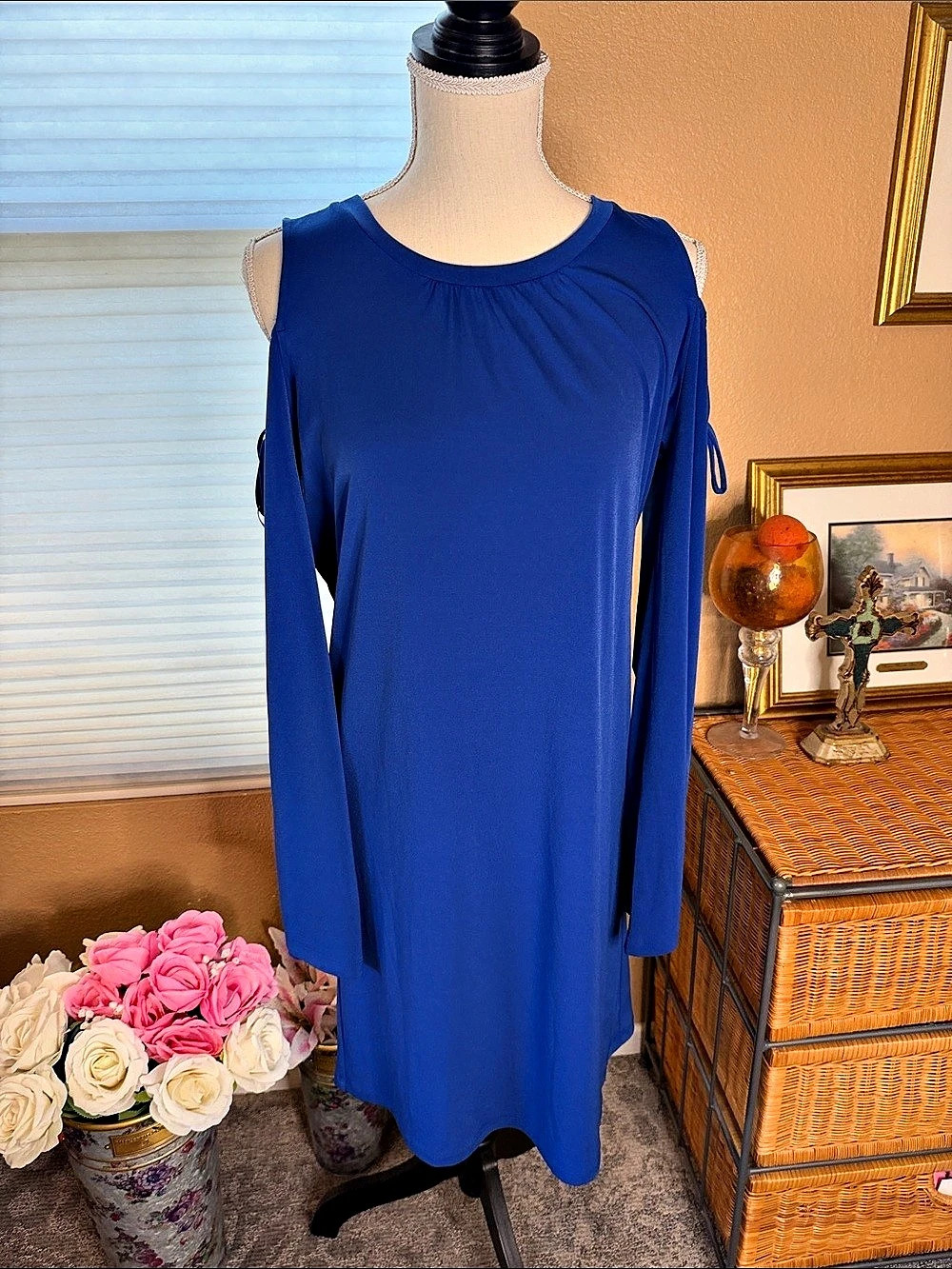 Michael Kors Cold-Shoulder Mini Dress